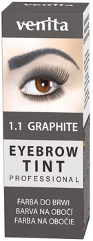 Фарба для брів Venita Professional Eyebrow Tint в порошку Graphite (5902101302074)
