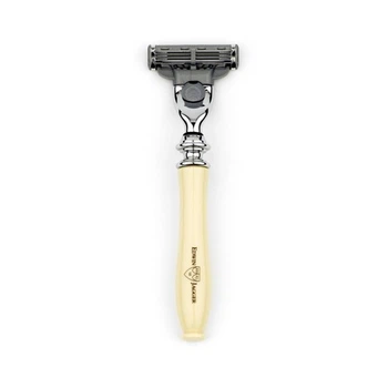 Станок для гоління Edwin Jagger IVCM3 Chatsworth Imitation Ivory Mach 3 Razor