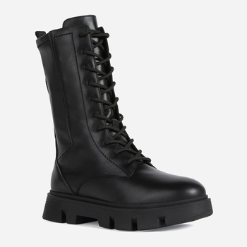 Жіночі зимові черевики високі Geox D26UAM 085KB C9999 38 Чорні (8050036782465)