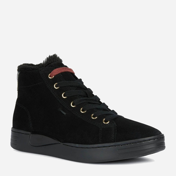 Жіночі зимові черевики низькі Geox D2624A 02202 C9999 37 Чорні (8050036873392)