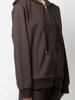 Bluza damska rozpinana streetwear oversize Michael Kors MU150BK38G-201 L Brązowa (194900593110)
