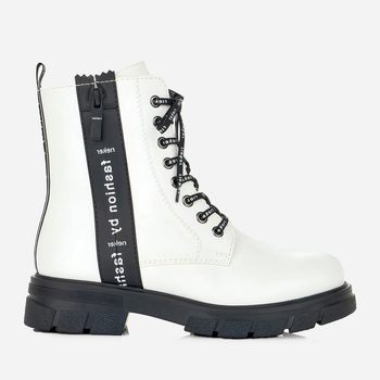 Жіночі зимові черевики високі RIEKER Z9111-80 39 Молочні (4060596604835)