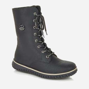 Жіночі зимові черевики високі RIEKER Z4248-00 36 Чорні (4060596627315)