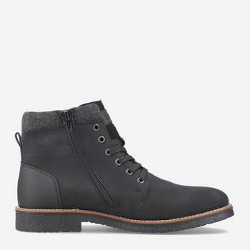 Чоловічі зимові черевики високі RIEKER 33640-01 42 Чорні (4059954072607)