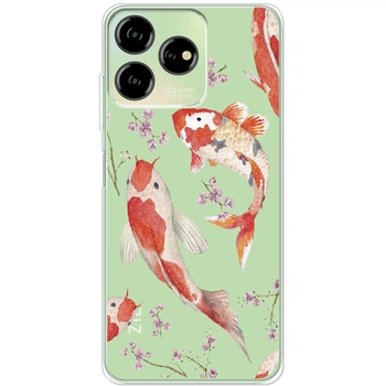 Силиконовый чехол BoxFace ZTE Blade V50 Design 4G Japanese Koi Fish (54046-cc3)