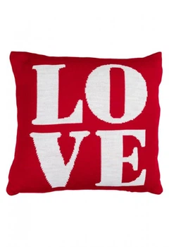 Подушка&nbsp;вязаная&nbsp;LOVE 45х45 см (33026)