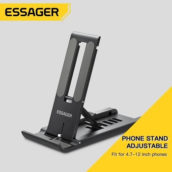 Настольный держатель - подставка для мобильных телефонов/планшетов Essager Mobile Holder Black