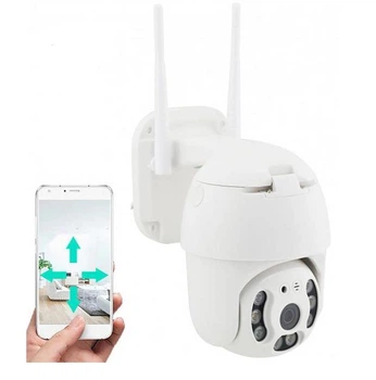Уличная поворотная IP-камера для видеонаблюдения UKC Smart Camera Wi-Fi 2.0 mp TS12V8D LAN с удаленным доступом TSCloud