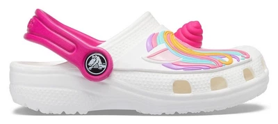 Кроксы Crocs Kids Fun Lab Classic I AM Unicorn Clog White J2-33.5-21.5 см 207073