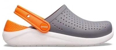 Кроксы Crocs LiteRide Clog Charcoal White C11-28-18 см 205964