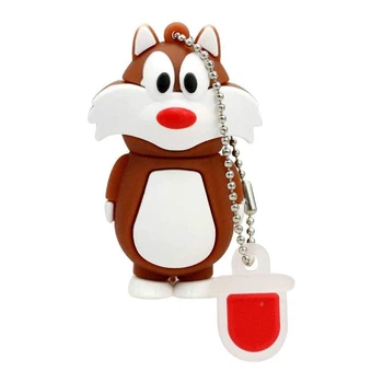 Флешка 16GB USB 2.0 "Сильвестр Brown"