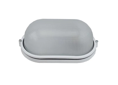 Светильник НПП1201-100W-E27-IP65 овал белый TNSy