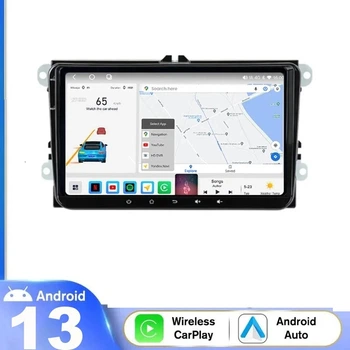 Магнитола MEKEDE 2/32 9" CarPlay для VW Volkswagen Passat B6 B7 Golf Caddy Tiguan Touran Polo Jetta Sharan