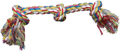Іграшка для собак Pet Nova Канат три вузли 38 см (ROPE-3KNOT-38CM)
