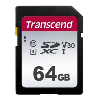 Карта памяти Transcend 64GB SDHC / 300S / C10 / UHS-I (TS64GSDC300S)