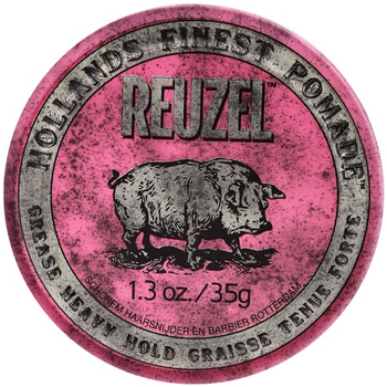 Pomada do włosów Reuzel Hollands Finest Pink Pomade bardzo mocno utrwalająca na bazie wosków i olejków 35 g (869519000013)