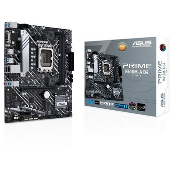 Материнская плата ASUS PRIME H610M-A-CSM s1700 H610 2xDDR5 M.2 HDMI D-Sub DP mATX