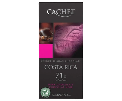 Шоколад черный Cachet Коста-Рика 71% какао 100 г (762751)