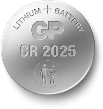 Bateria GP Lithium Button Cell 3.0V CR2025-7U1 (6479624)