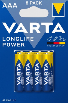 Baterie Varta Longlife Power AAA BLI 8 szt (BAT-VAR-0000036)
