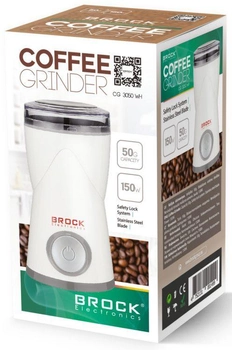 Młynek do kawy Brock CG 3050 WH (6477773)