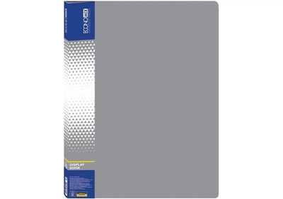 Папка пластиковая Economix Light А4 10 файлов серая (E37601-10)