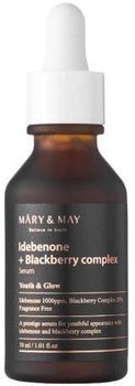 Сироватка для обличчя Mary & May Idebenone + Blackberry Complex Serum Розгладжуюча 30 мл (8809670680831)