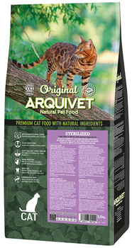 Sucha karma Arquivet Cat Original dla kotow sterylizowanych kurczak z ryzem 1.5 kg (8435117891142)