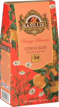 Чай черный Basilur Винтажные цветы Цитрусовое наслаждение картон 75 г (4792252944817)