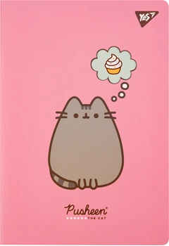 Зошит для записів YES Pusheen А4 40 аркушів у клітинку (5056574422002)