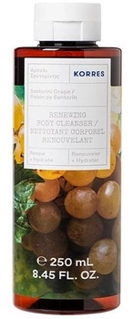 Гель для душу Korres Santorini Grape Renewing Body Cleanser відновлюючий 250 мл (5203069094675)