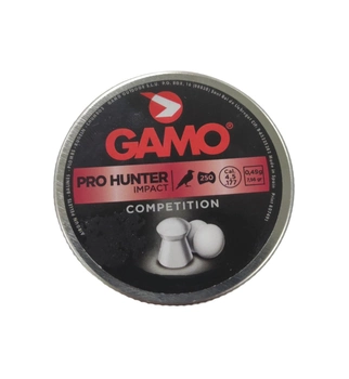 Пули Gamo Pro-Hunter 4.5 мм, 0.49гр, 250шт