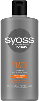 Шампунь Syoss Men Power Shampoo для нормального волосся 440 мл (9000101277395)