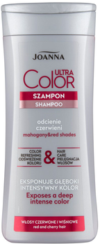Szampon Joanna Ultra Color do włosów podkreślający odcienie czerwieni i wiśni 200 ml (5901018008192)