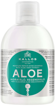 Шампунь Kallos KJMN Aloe Moisture Repair Aloe Moisture Repair Shine Shampoo відновлювальний і зволожувальний 1000 мл (5998889511890)