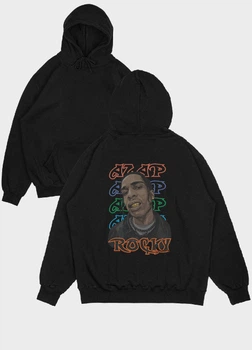 Чоловіче худі MODNO з принтом Hip-Hop/ASAP Rocky L Чорний (HD004-7-BL-004-1-080)