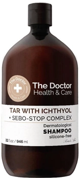 Szampon The Doctor Health & Care do włosów przeciw przetłuszczaniu Dziegieć & Ichthyol & Sebo-Stop Complex 946 ml (8588006041699)
