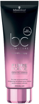 Шампунь Shwarzkf Professional BC Bonacure Fibre Force Fortifying Shampoo зміцнювальний для пошкодженого волосся 200 мл (4045787429817)