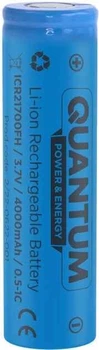 Аккумулятор Quantum Li-ion ICR21700 4000mAh 0.5-1C с клеммным выступом
