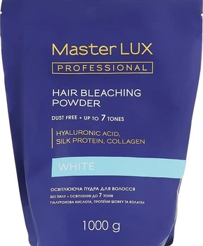 Освітлююча пудра Master LUX professional WHITE на 7 тонів 1000 гр