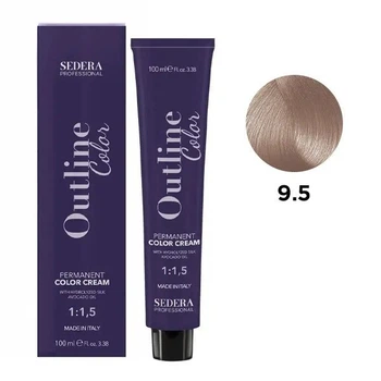 Крем-краска для волос SEDERA OUTLINE COLOR SEDERA Professional 9.5 светлый махагоновый блондин 100 мл