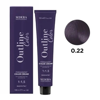 Крем-краска для волос SEDERA OUTLINE COLOR SEDERA Professional 0.22 корректор фиолетовый 100 мл