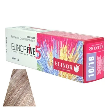 Фарба для волосся Elinor professional ElinorFive5 СвІтлий Блондин Попелясто-ФІолетовий 10/16 100 мл