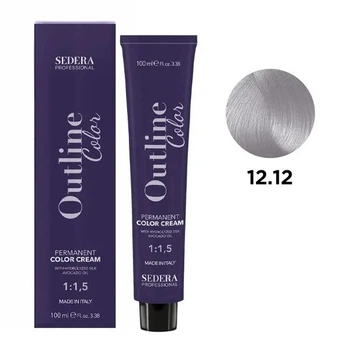 Крем-краска для волос SEDERA OUTLINE COLOR SEDERA Professional 12.12 ультраблонд пепельно-фиолетовый 100 мл