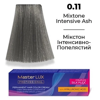 Стойкая крем-краска для волос Master LUX professional Микстон интенсивно-пепельный 0.11 60 мл