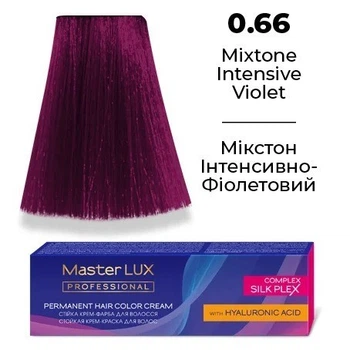 Стойкая крем-краска для волос Master LUX professional Микстон интенсивно-фиолетовый 0.66 60 мл