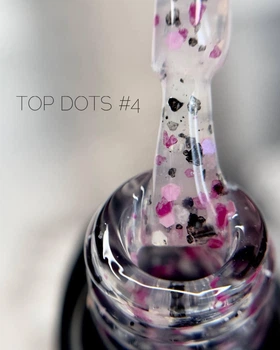 Топ для гель лака без липкого слоя Crooz Top Dots №4 8 мл