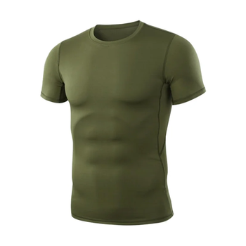 Тактична футболка Lesko A159 Green M з коротким рукавом для чоловіків