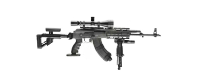 Система планок FAB для AK 47/74, 5 планок, алюминий, черная