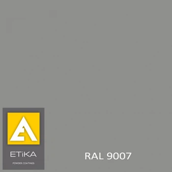 Краска порошковая полиэфирная Etika Elektro Темно-алюминиевая RAL 9007 матовая